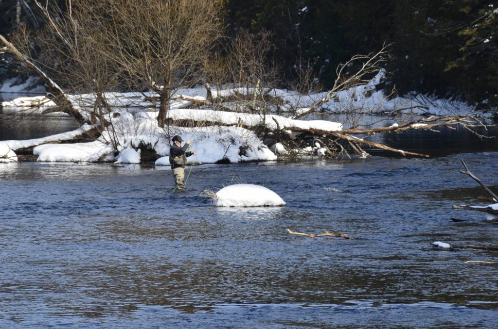 Winter Fly Fishing on the Namekagon 