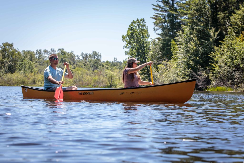 Canoeing on the Namekagon in Washburn County