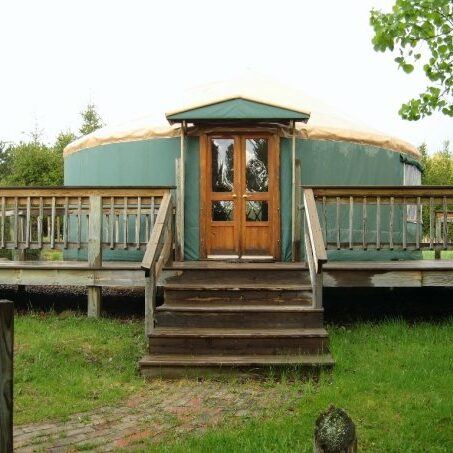 Namekagon Waters Retreat, a yurt along the Namekagon River